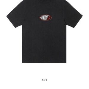 Stüssy PITSTOP PIGMENT DYED TEE - BLACK